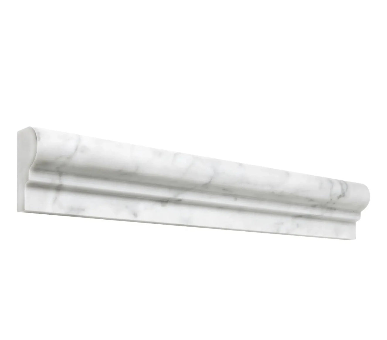 Carrara White Marble Og-1 Chair Rail Molding Trim