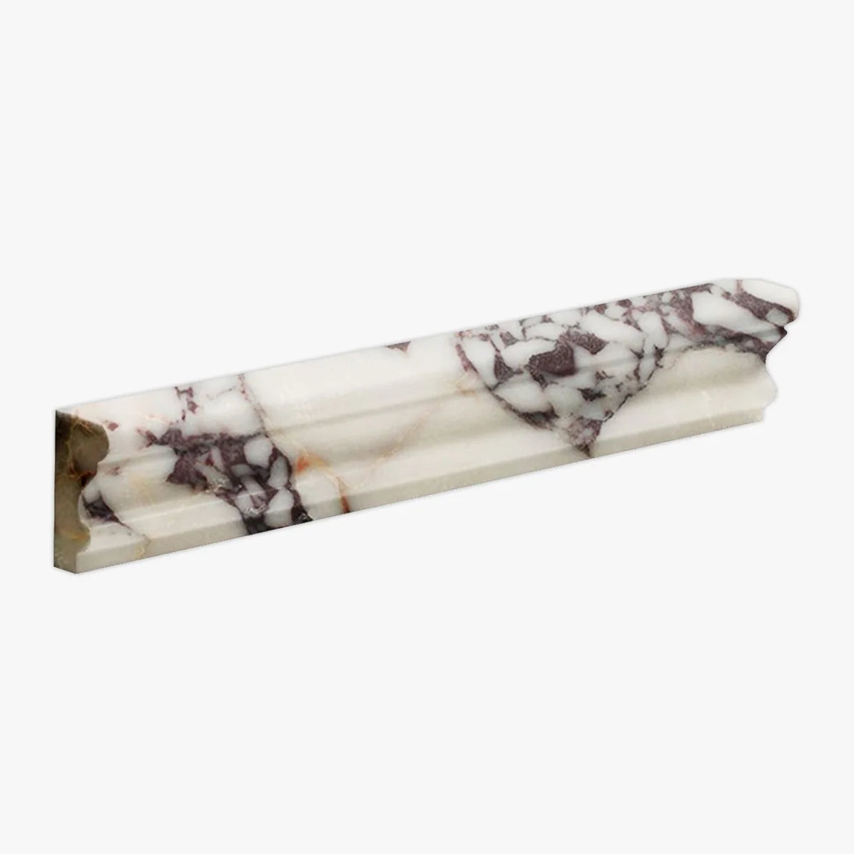 Calacatta Violet Purble Chair Rail Marble Molding