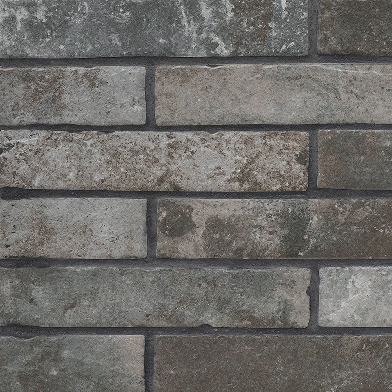 MSI Brickstone Charcoal 2X10 Brick Pattern Porcelain Tile