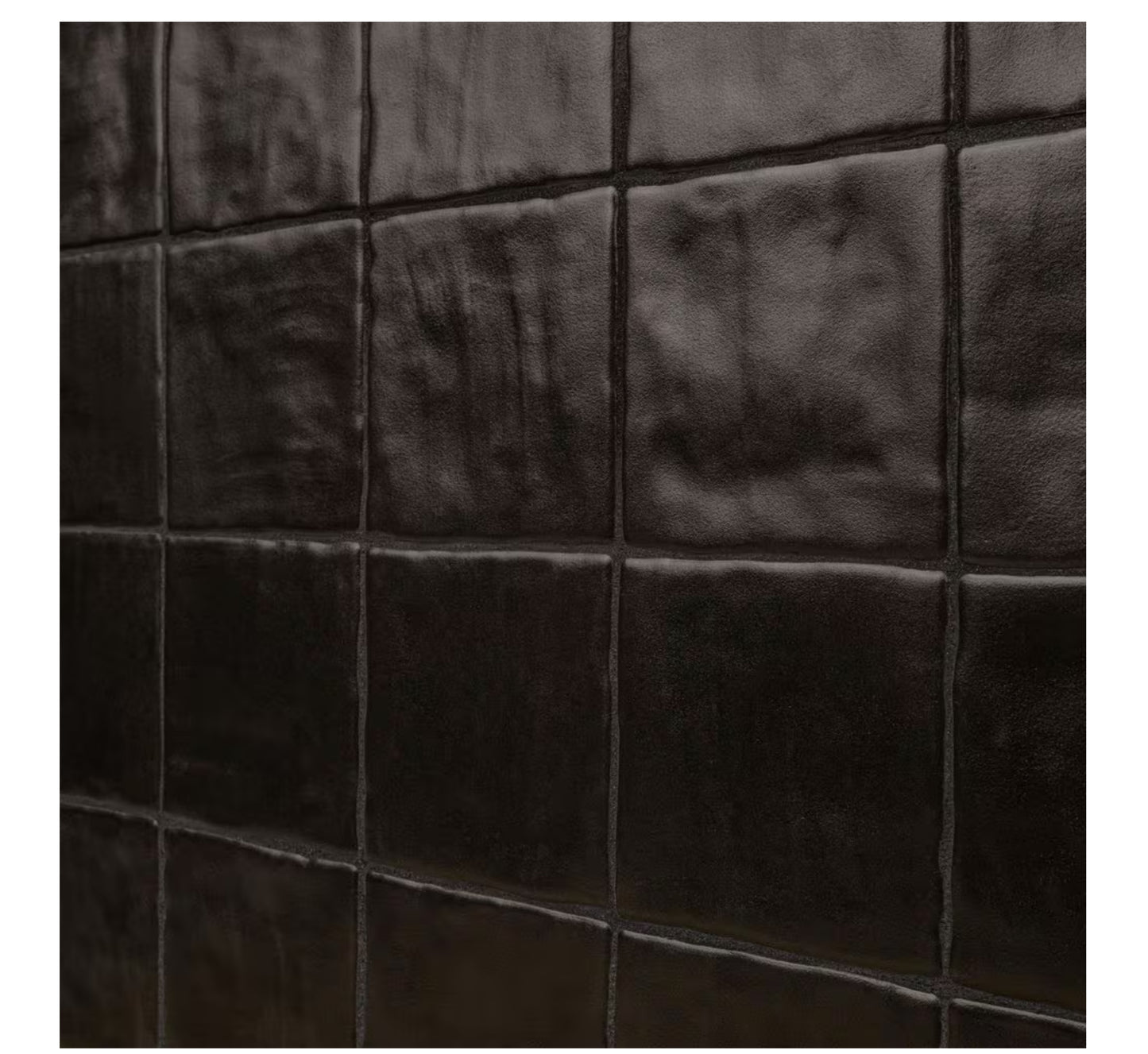 Zelyge Midnight Zest 4x4 Satin Ceramic Zellige Look Wall Tile