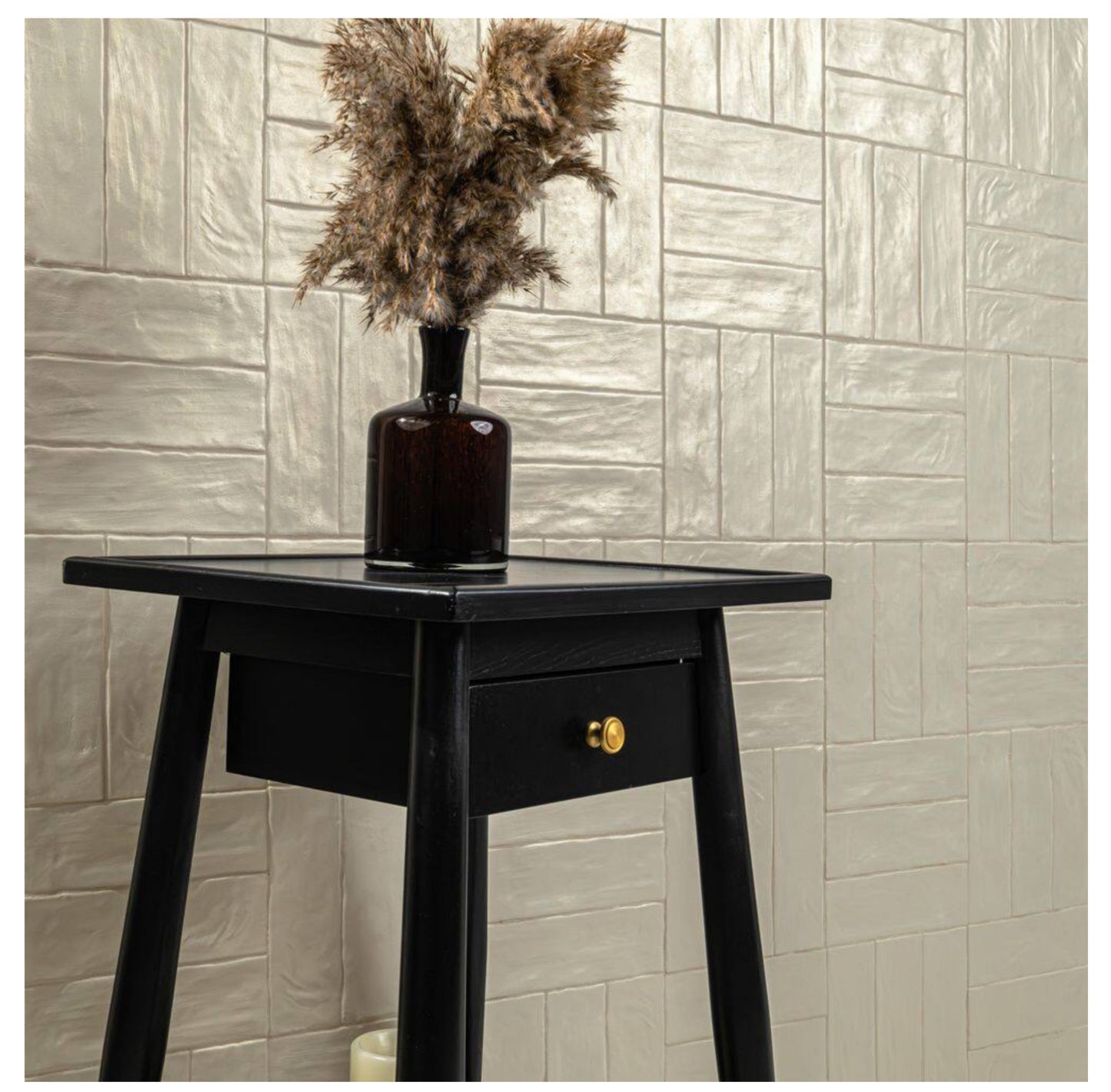 Zelyge Aloe Zest 2.5x8 Satin Ceramic Zellige Look Wall Tile
