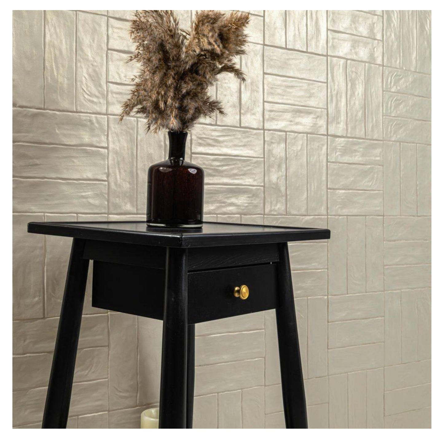 Zelyge Aloe Zest 2.5x8 Satin Ceramic Zellige Look Wall Tile