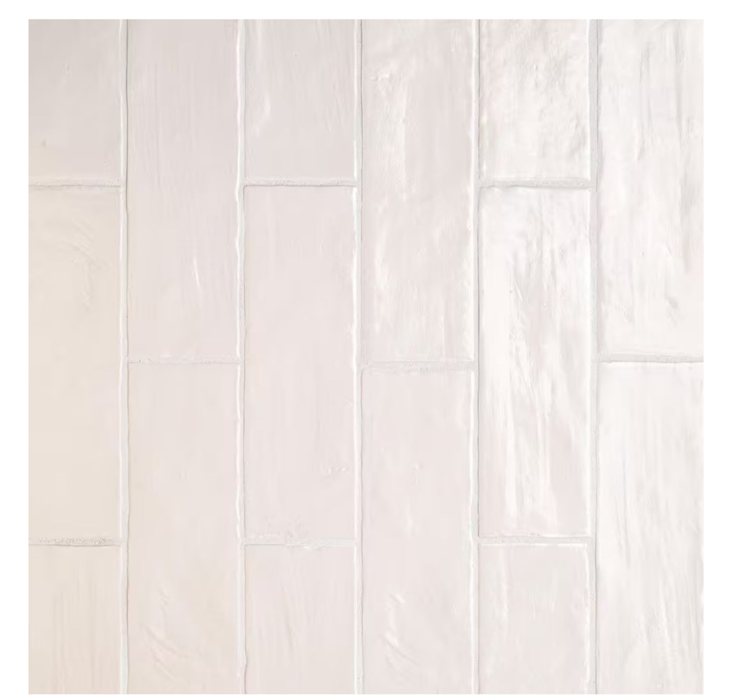 Zelyge Star Zest 2.5” x 8” Satin Ceramic Zellige Look Wall Tile