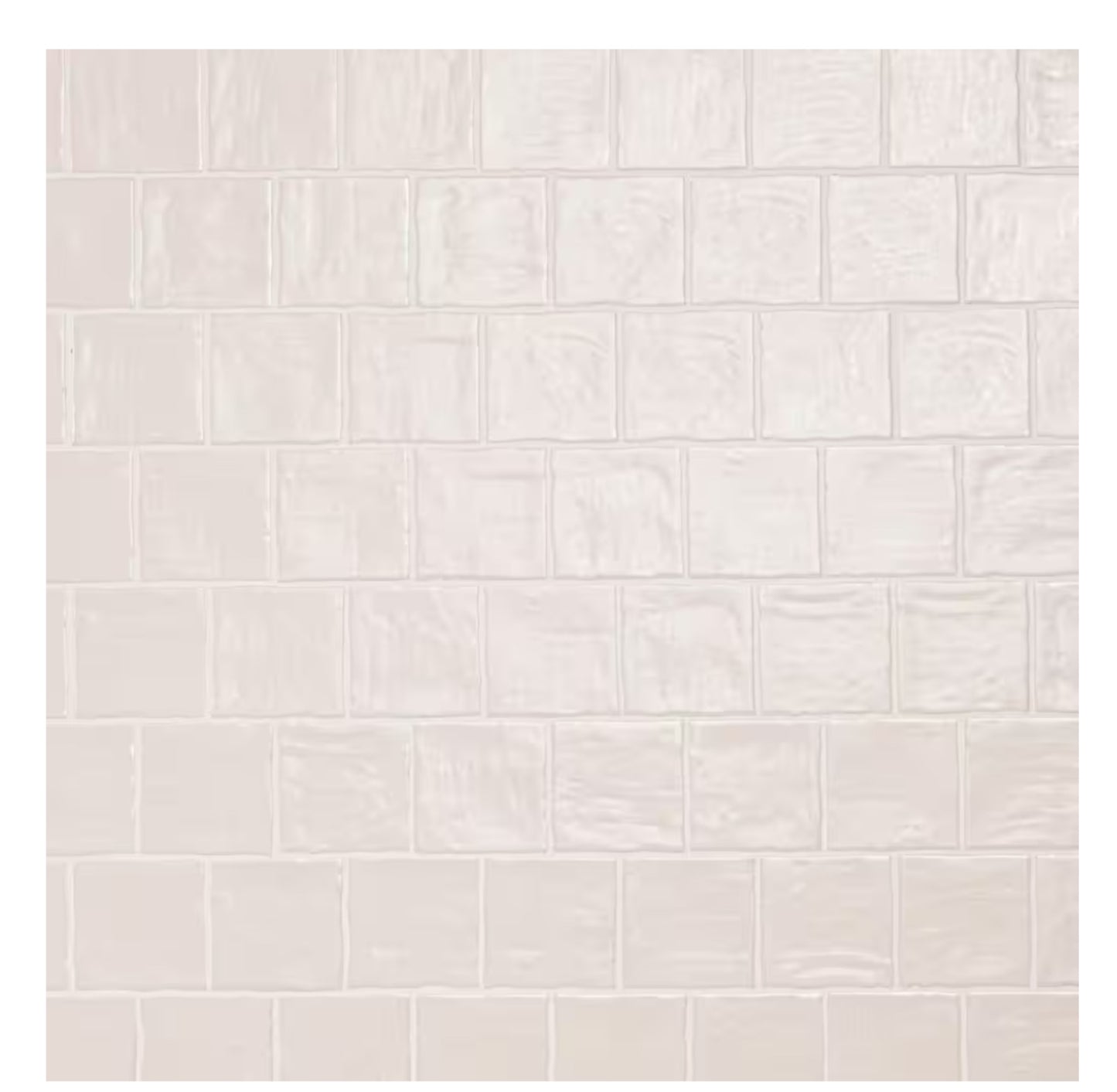 Zelyge Star Zest 4" x 4" Satin Ceramic Zellige Look Wall Tile