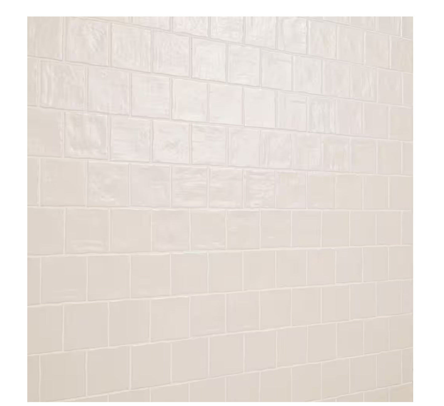 Zelyge Star Zest 4" x 4" Satin Ceramic Zellige Look Wall Tile