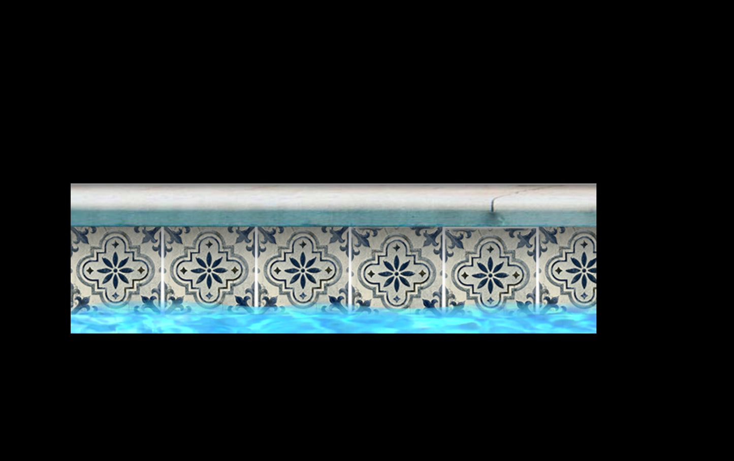 6x6 Fujiwa Flora Belize Porcelain Tile, Flora Series