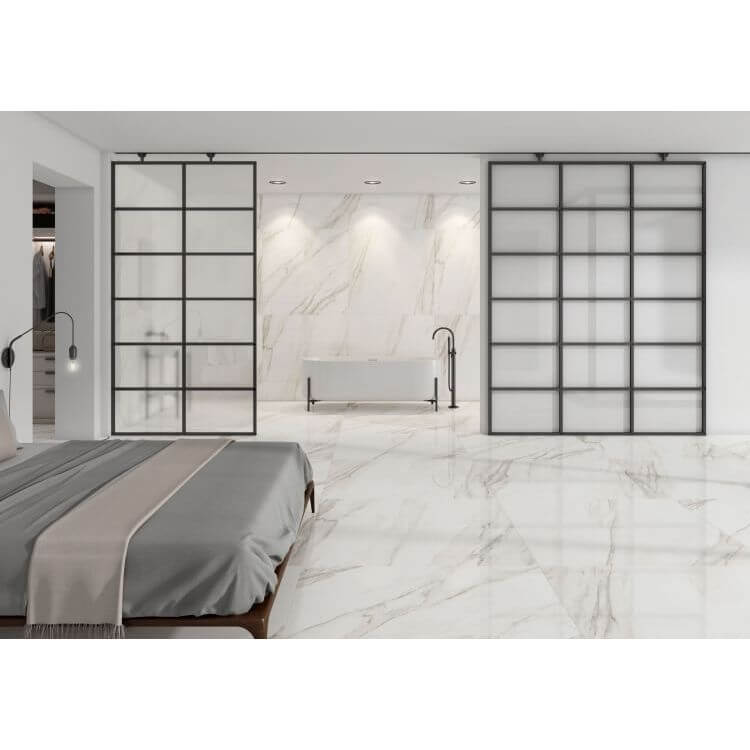 EC Calacatta Gold Polished 12 x 24 - Hey Tiles