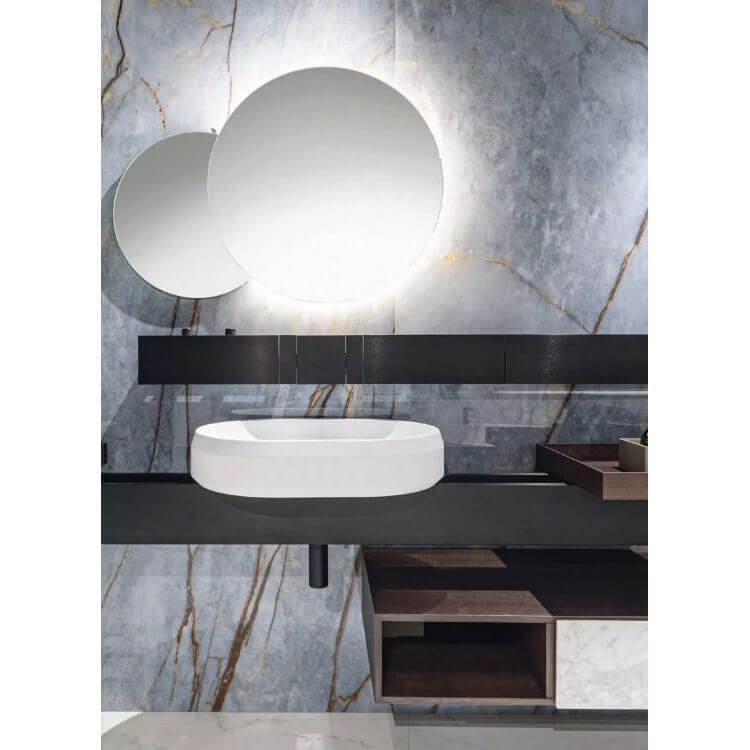 Heritage Luxe Azure Glossy 24 x 48 by Florim - Hey Tiles
