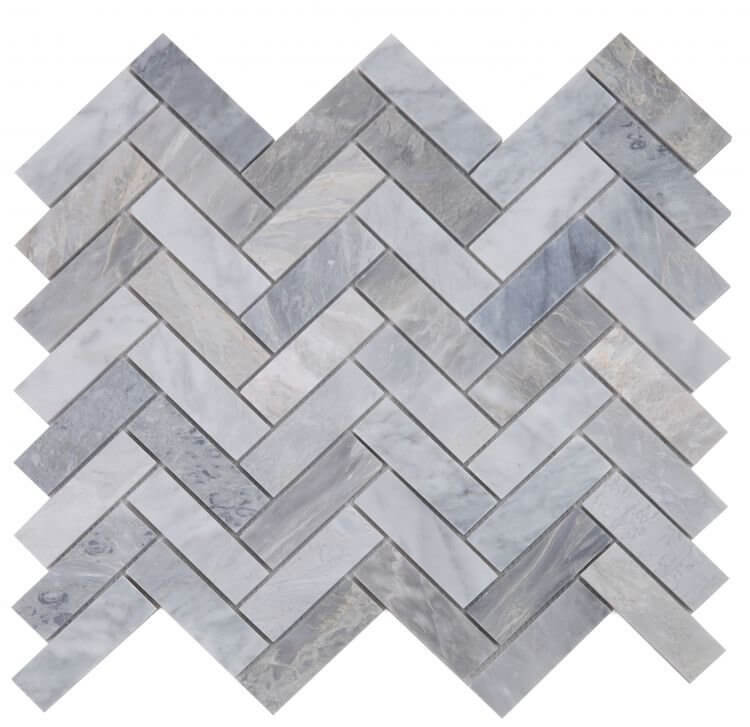 Herringbone Italian Grey 11 x 12.5 - Hey Tiles