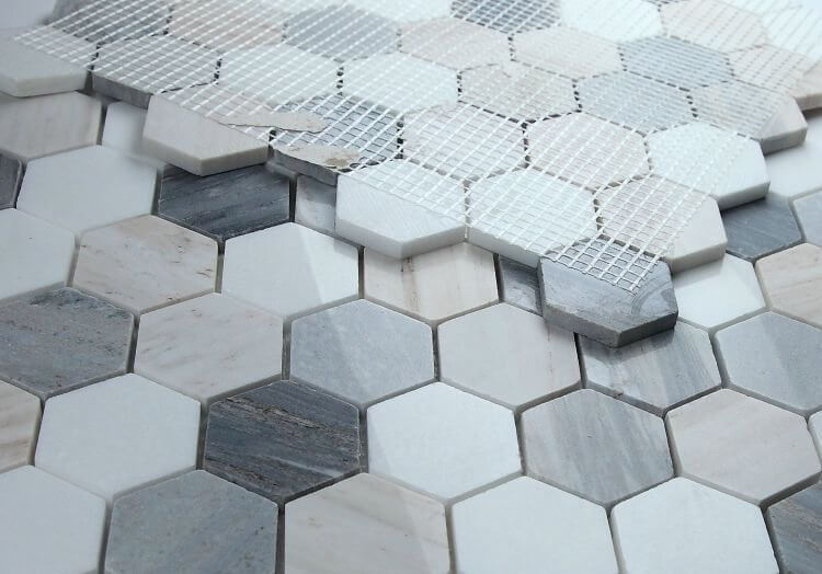 Hexagon Beach 2 x 2 11.75 x 12 - Hey Tiles