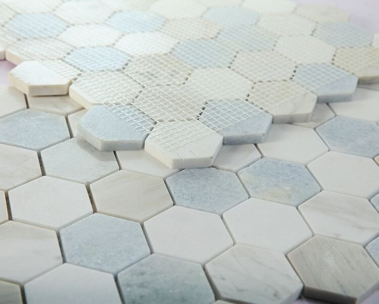 Hexagon Sky 2 x 2 11.75 x 12 - Hey Tiles