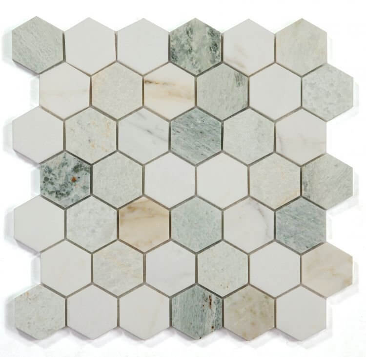Hexagon Spring 2 x 2 11.75 x 12 - Hey Tiles