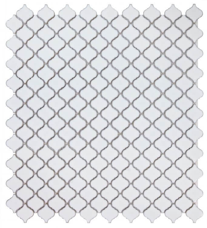 Hulu Fancy White 10.75 x 11.25 - Hey Tiles