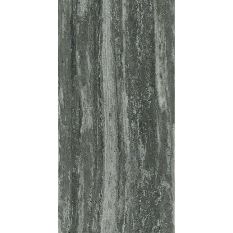 I - Travertini Black Glossy 24 x 48 - Hey Tiles