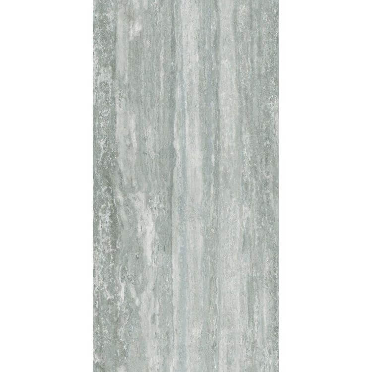 I - Travertini Grey Glossy 24 x 48 - Hey Tiles