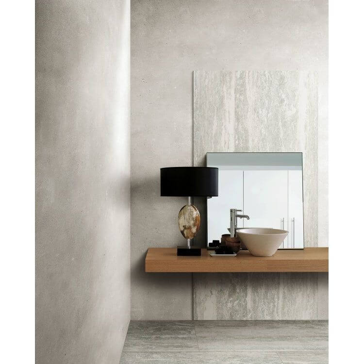 I - Travertini White Matte 24 x 48 - Hey Tiles