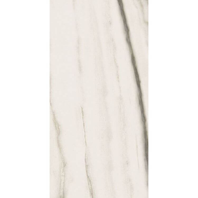Prexious White Fantasy Glossy 12 x 24 - Hey Tiles