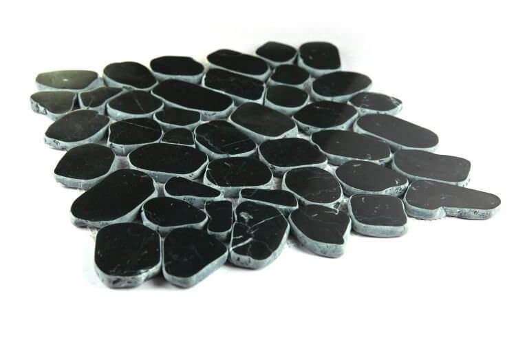 River Stone Marquina 12 x 12 - Hey Tiles