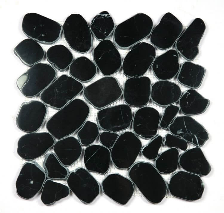 River Stone Marquina 12 x 12 - Hey Tiles