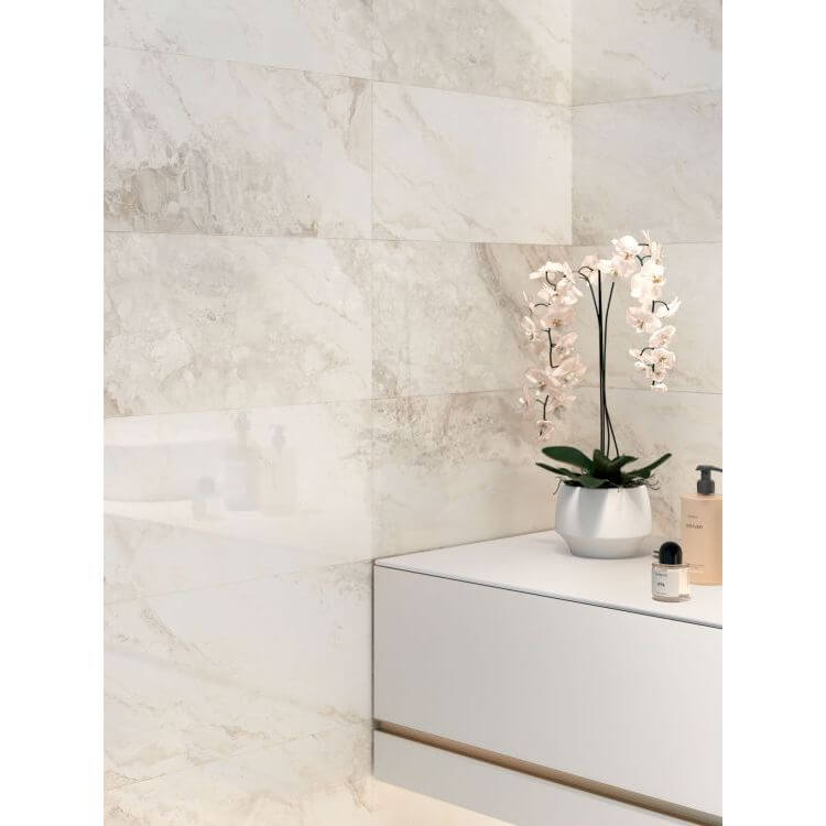 Sant'Agostino Mystic Ivory Polished 24 x 48 - Hey Tiles