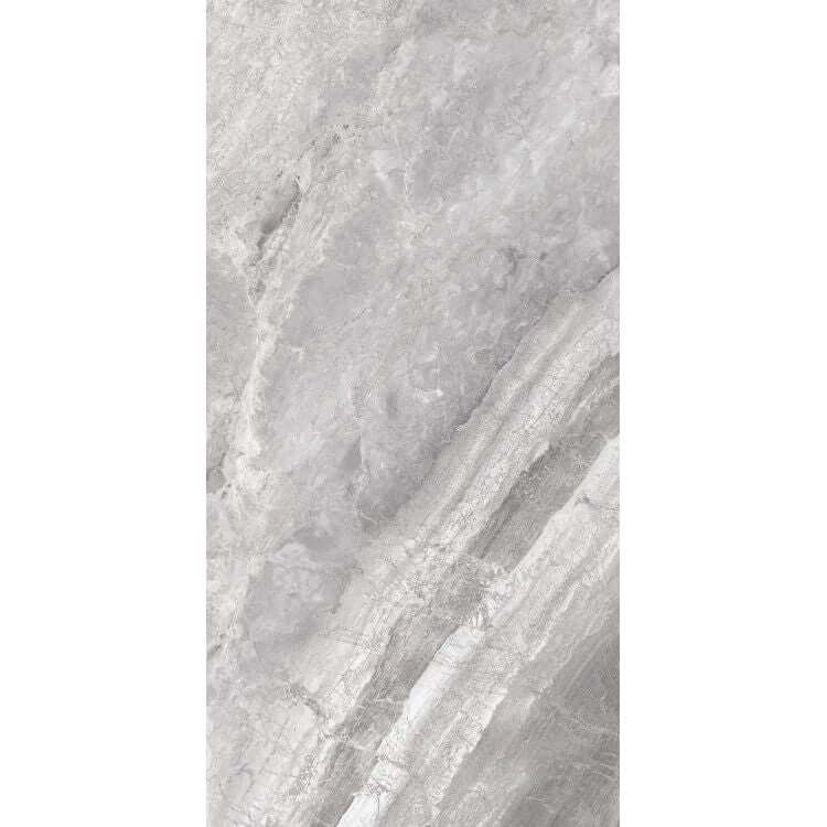 Supreme Silver Book Match Deco 48 x 96 by CERDOMUS - Hey Tiles
