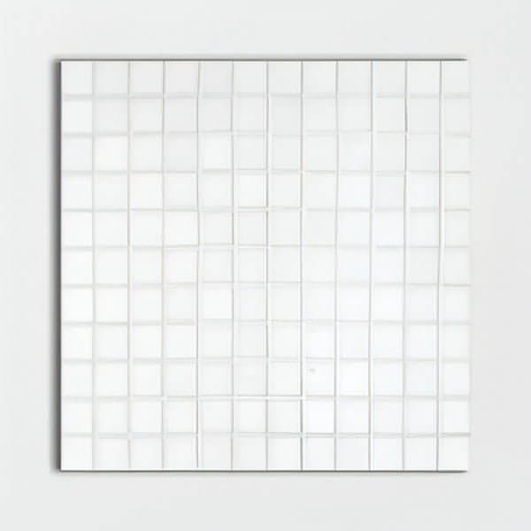 1x1 Thassos White Marble Mosaic Tile - Hey Tiles