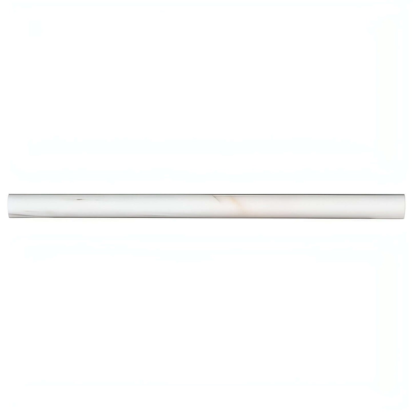Bianco Dolomite Pencil Molding 3/4x3/4x12 - Hey Tiles
