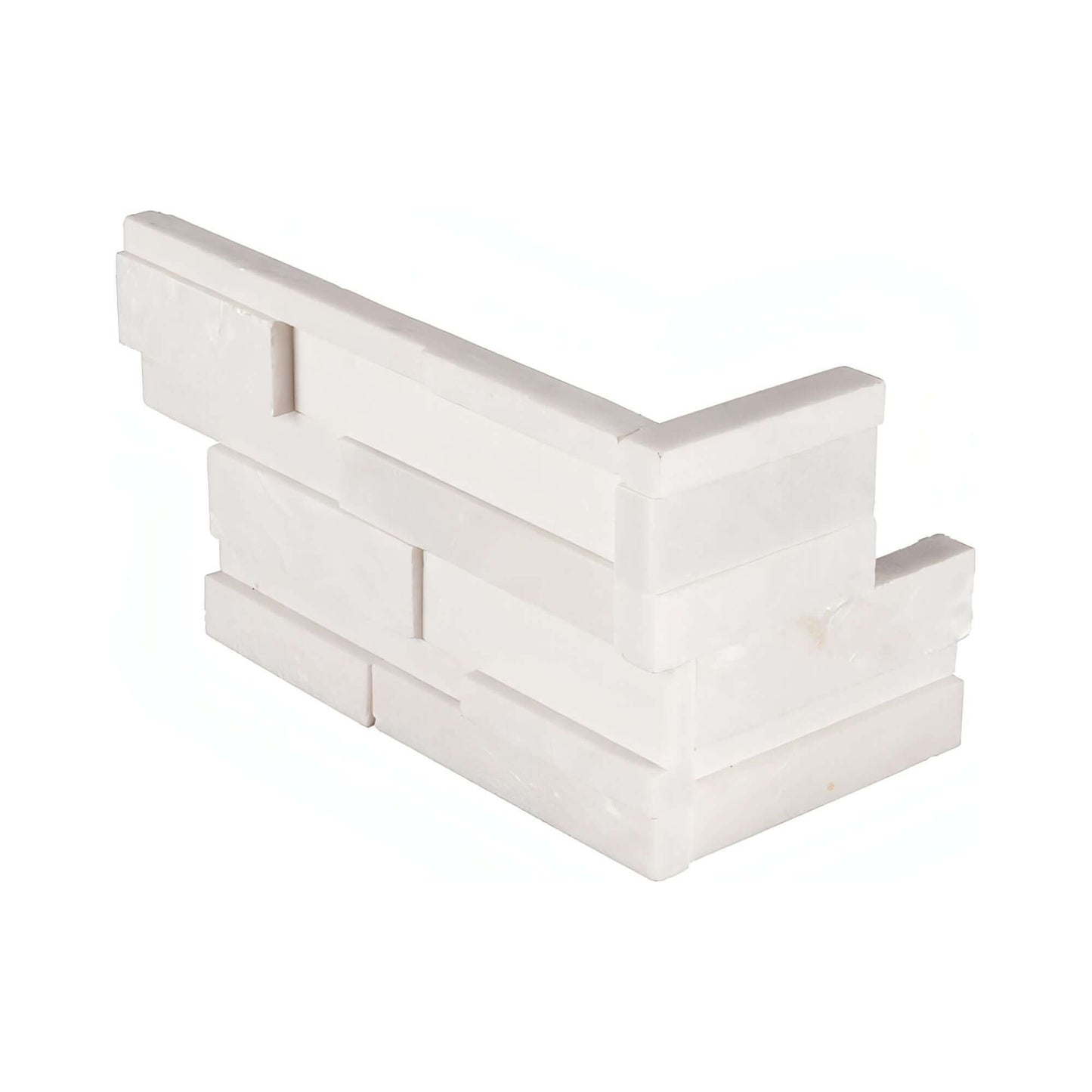 MSI Arctic White 3D Honed 6x18 Corner L Shape - Hey Tiles