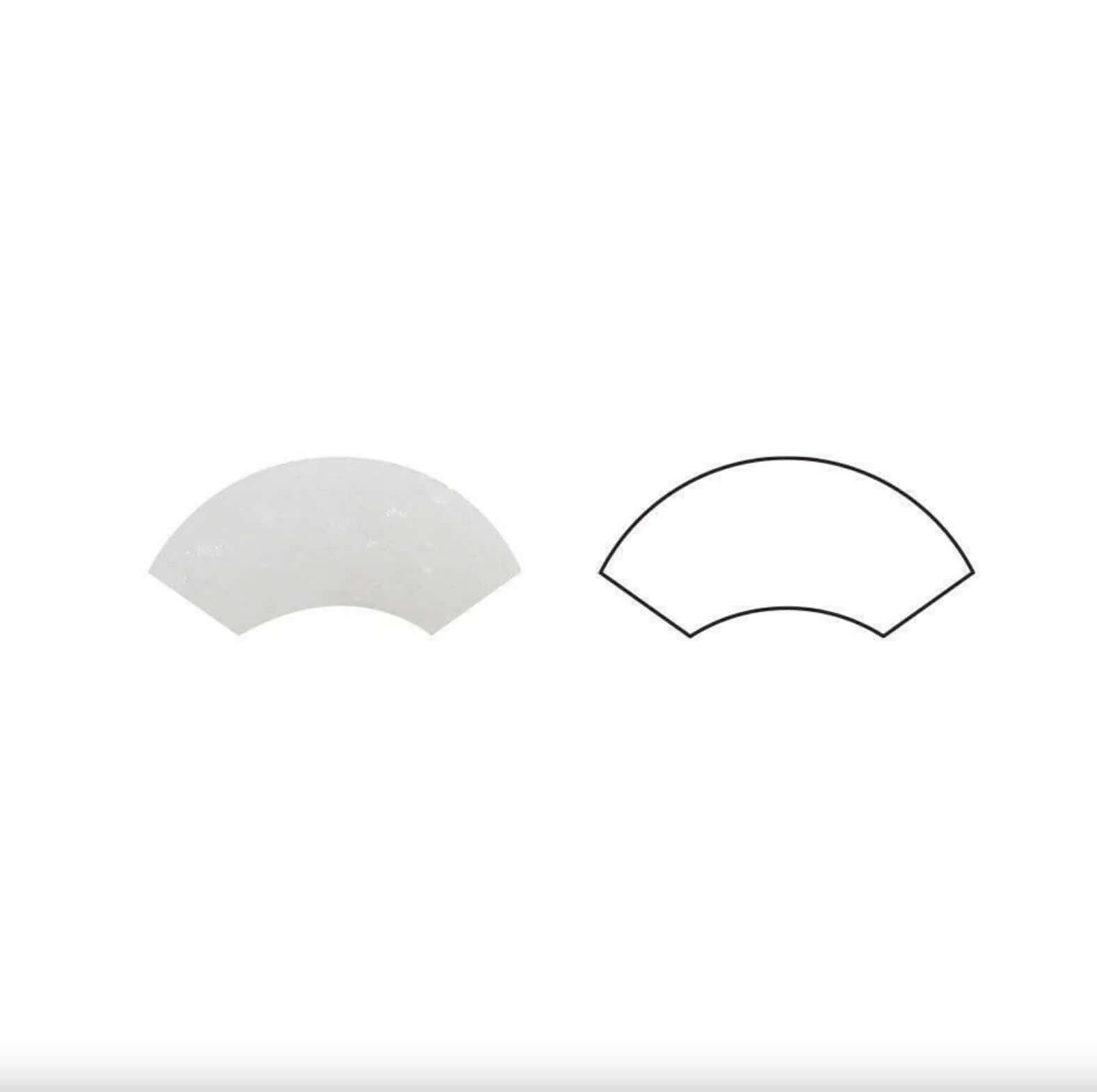 1 X 12 X 3/8 Thassos White Marble Polished Quarter - Round Trim Molding - Hey Tiles