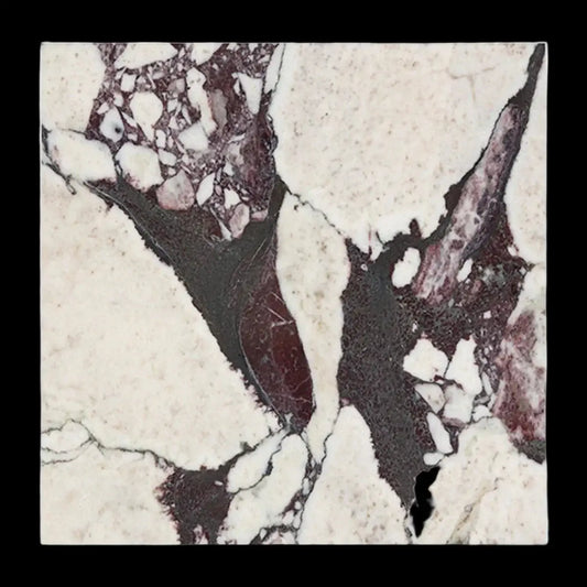 12x12 Calacatta Viola Marble Tile - Hey Tiles