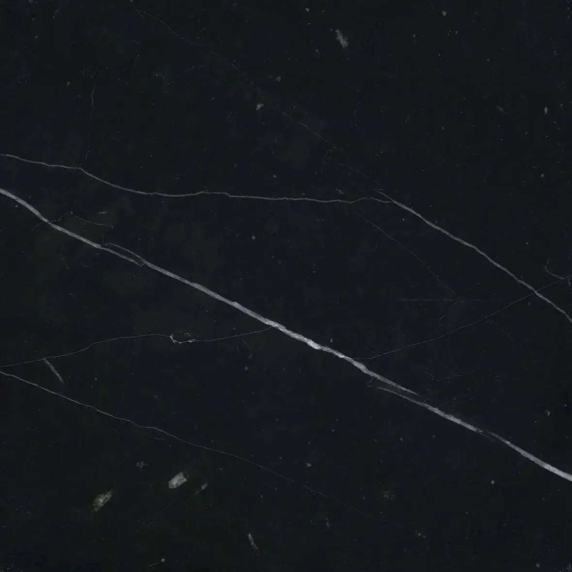 12x12 Nero Marquina Marble, 3/8 - Hey Tiles