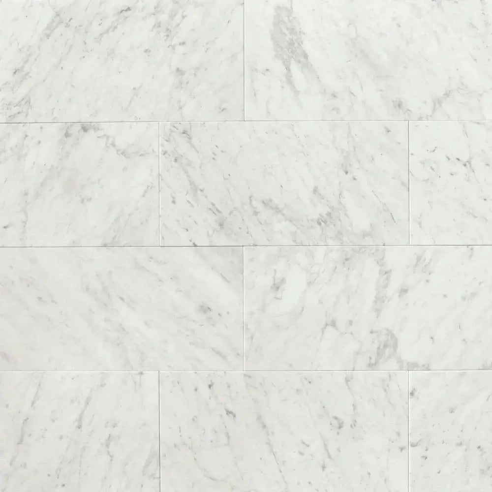 12x24 Carrara White , Italian Marble - Hey Tiles