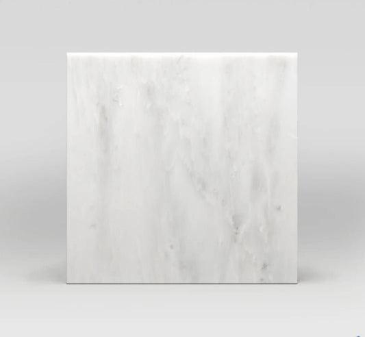18x18 Oriental White ( Asian Statuary) Marble Tile - Hey Tiles