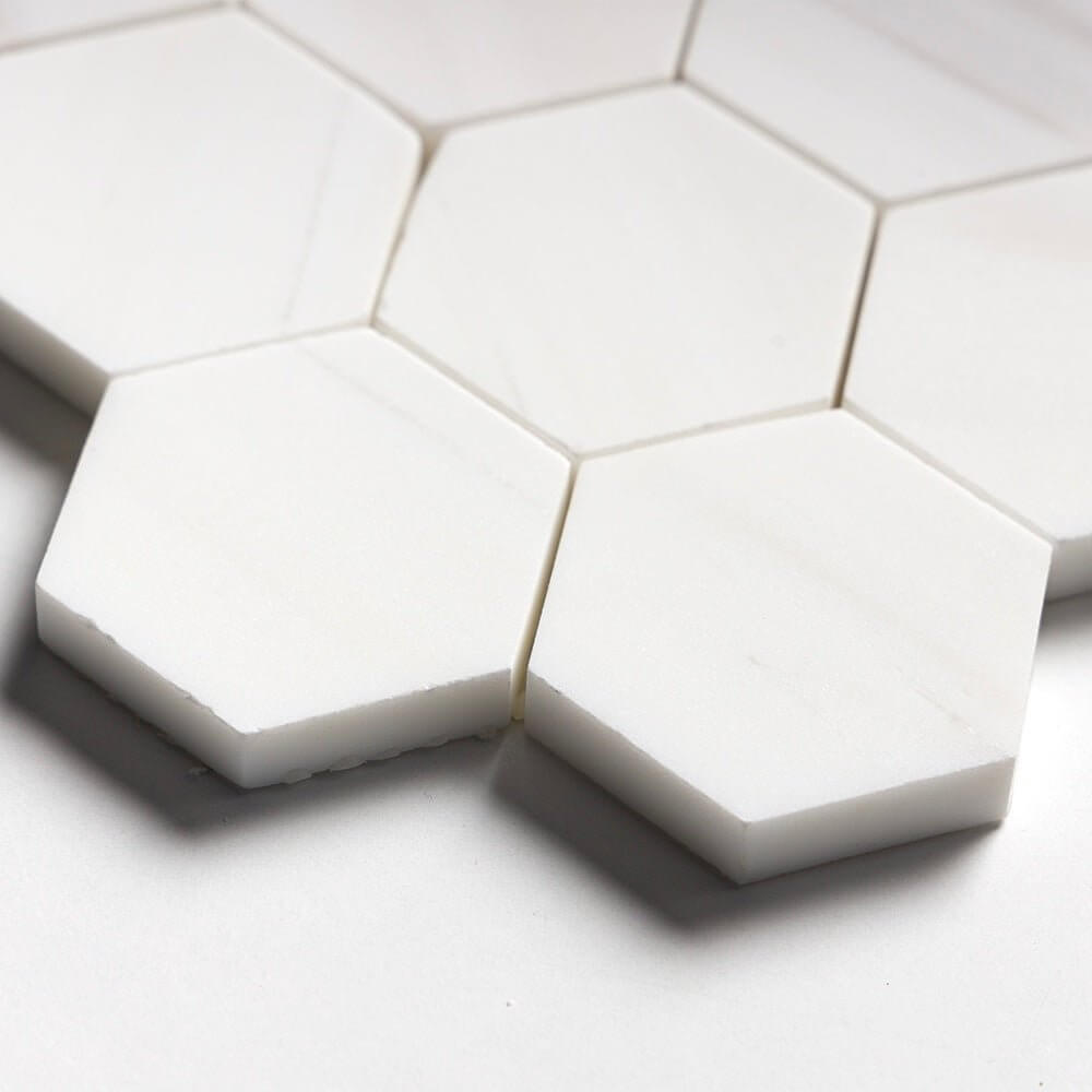 2” Hexagon Dolomite Honed 12 x 12 - Hey Tiles