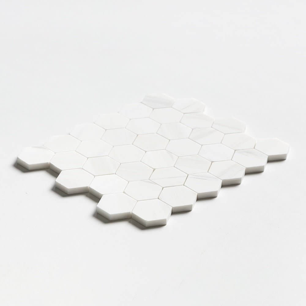 2” Hexagon Dolomite Honed 12 x 12 - Hey Tiles