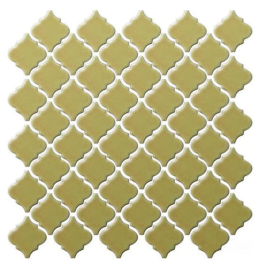 2" x 2" - Fujiwa Matte Pearl Lantern Porcelain Tile, Pool Rated - Hey Tiles