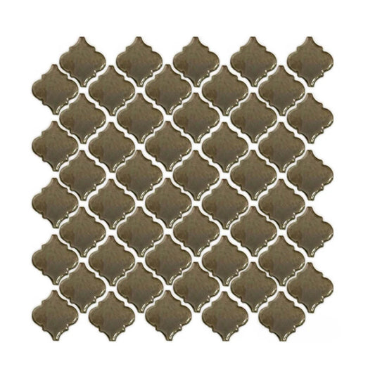 2" x 2" - Fujiwa Matte Platinum Lantern Porcelain Tile, Pool Rated - Hey Tiles