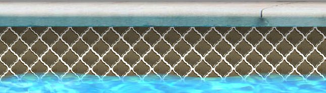 2" x 2" - Fujiwa Matte Platinum Lantern Porcelain Tile, Pool Rated - Hey Tiles