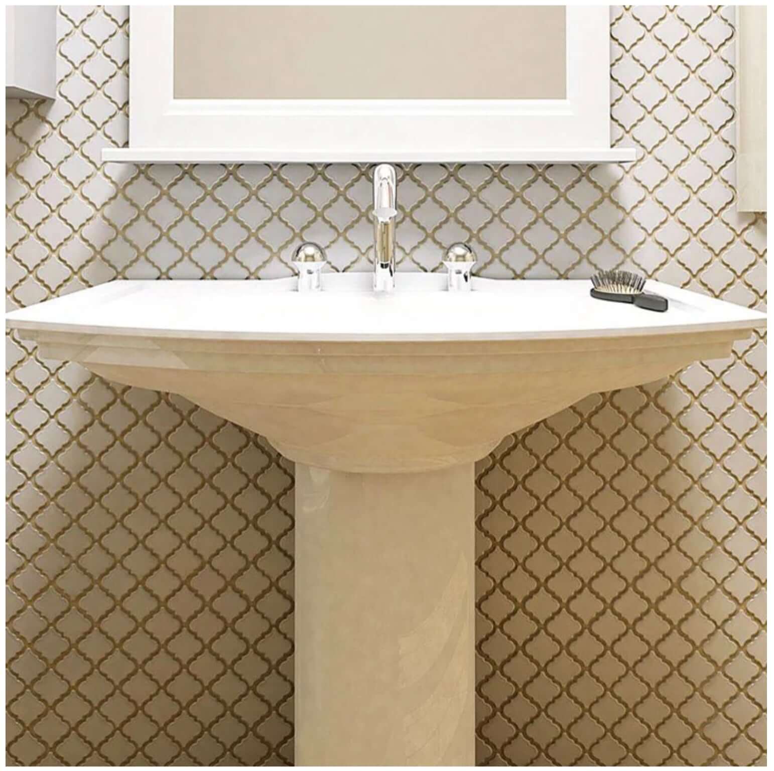 2" x 2" - Fujiwa Matte White Lantern Porcelain Tile - Hey Tiles