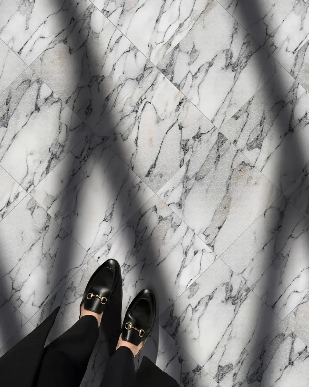 24x24 Arabescato Polished Italian Marble - Hey Tiles