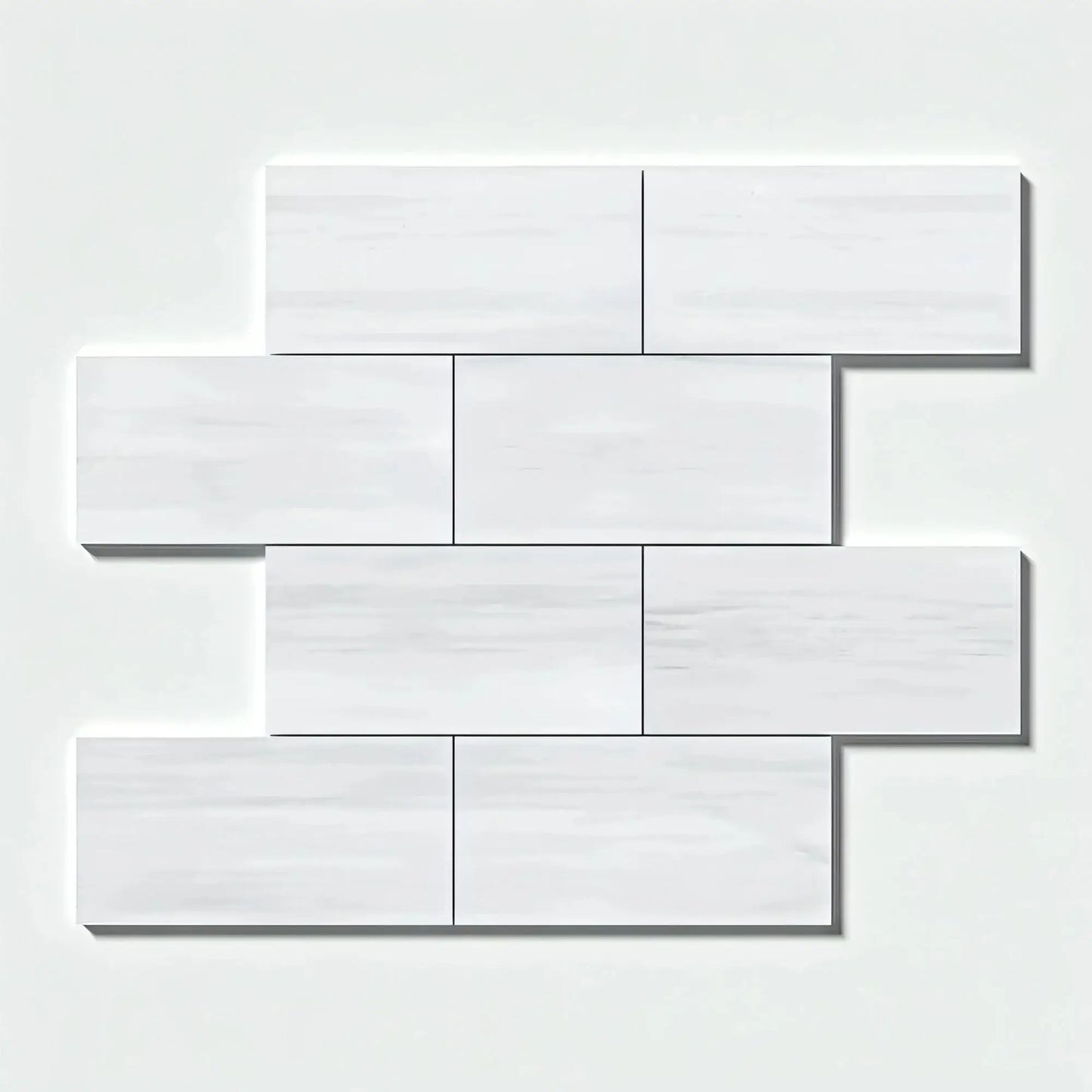 6x12 Bianco Dolomite Marble - Hey Tiles