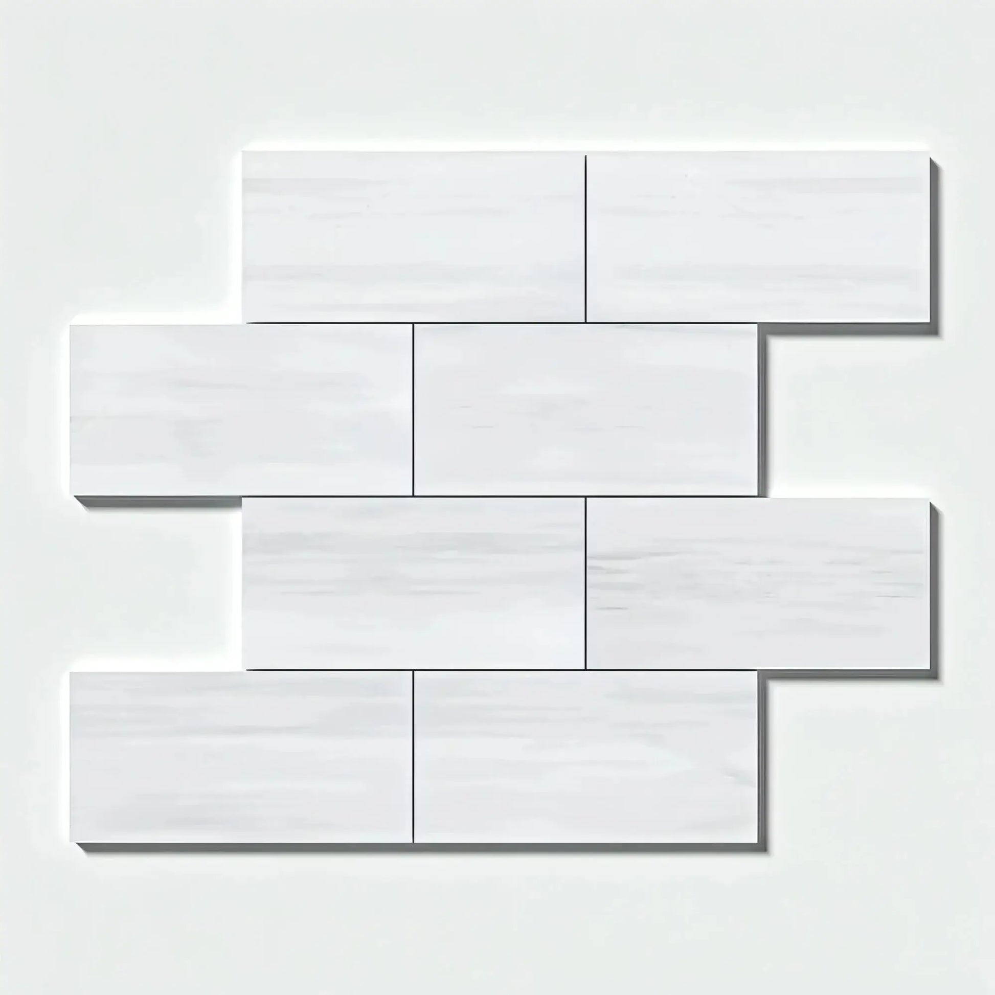 6x12 Bianco Dolomite Marble - Hey Tiles