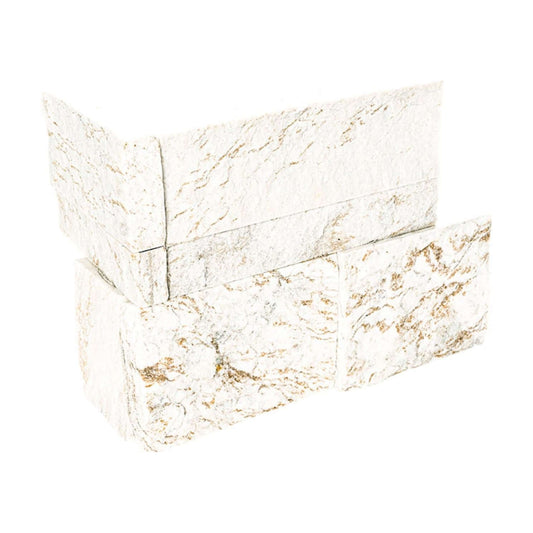 9x12x6 XL Royal White Corner L Panel - Hey Tiles