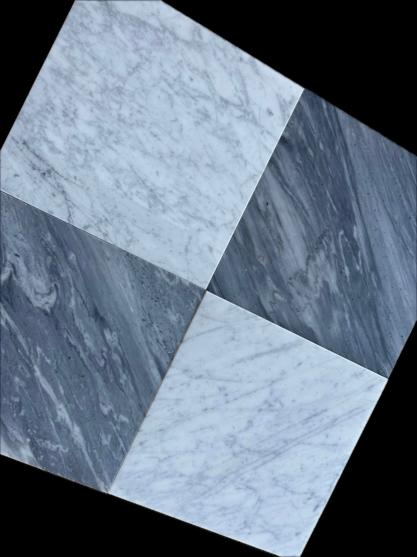 24x24 Bardiglio Italian Gray Marble