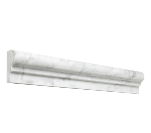 Carrara White Marble Og-1 Chair Rail Molding Trim