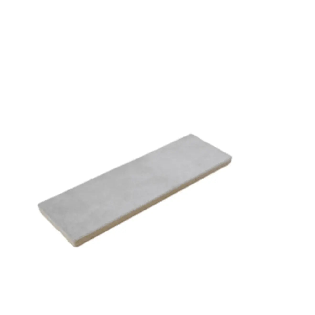 Cloé 2.5" x 8" glossy ceramic tile in grey, perfect for modern and chic design projects.