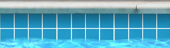 Fujiwa Tile VIP 3x3 Sky Blue Mosaic installed in a swimming pool, creating a vibrant aquatic environment.
