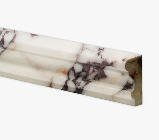 Calacatta Violet Purble Chair Rail Marble Molding