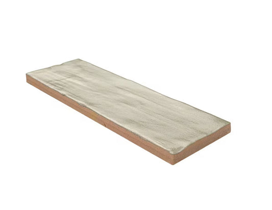 Zelyge Aloe Zest 2.5x8 Satin Ceramic Zellige Look Wall Tile