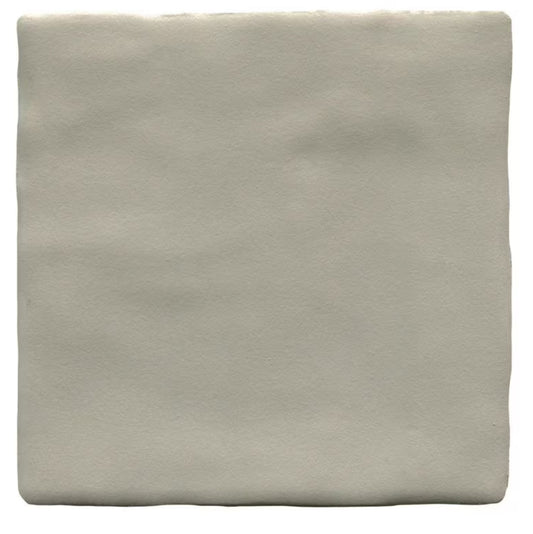 Zelyge Aloe Zest 4” x 4” Satin Ceramic Zellige Look Wall Tile